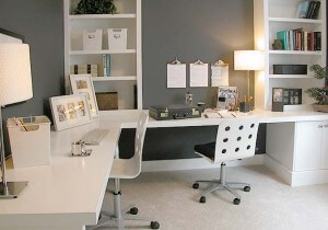 Basement Finishing - Basement Office Space