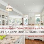 Kitchen Cabinet Painting vs refacing